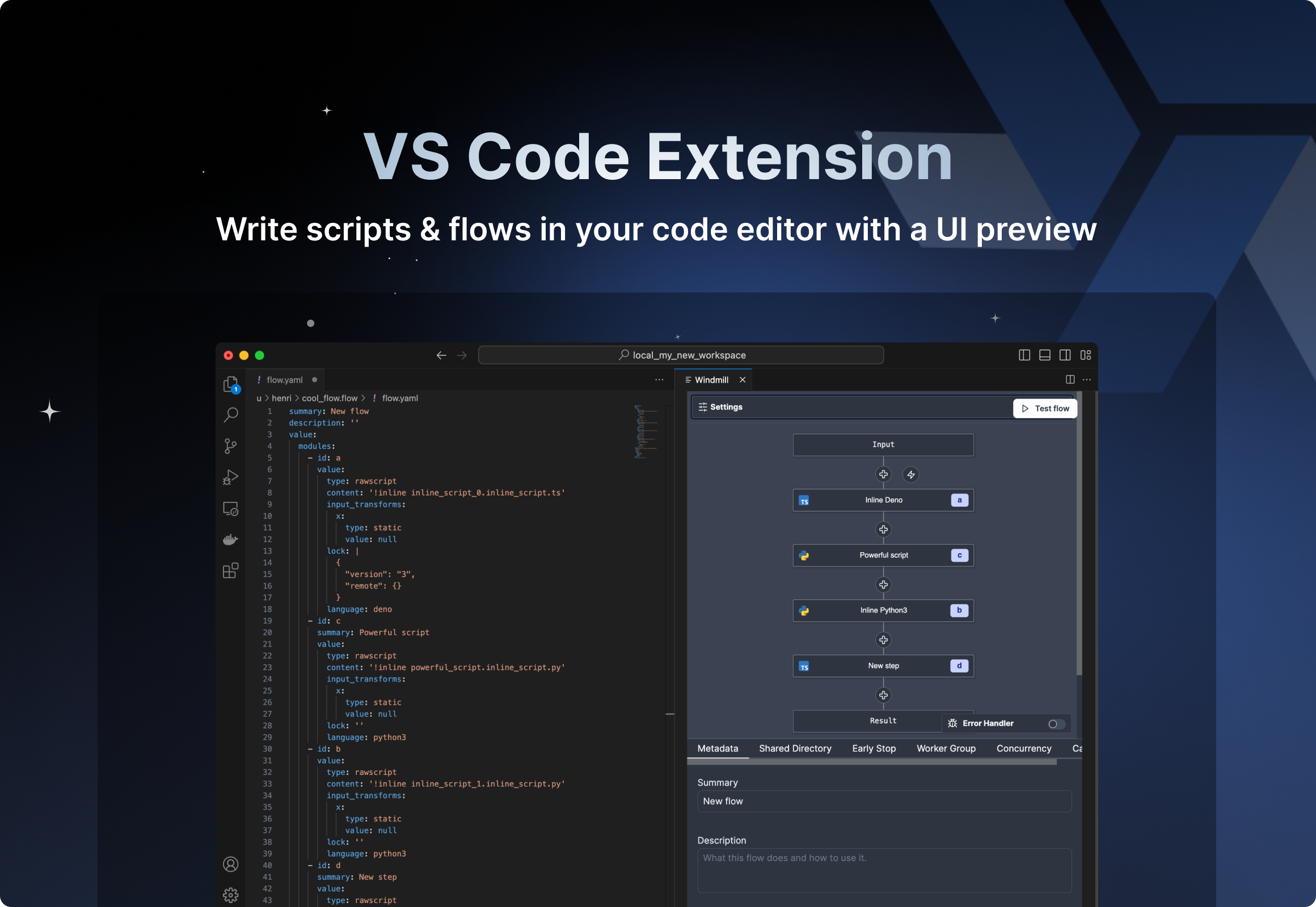 VS Code extension